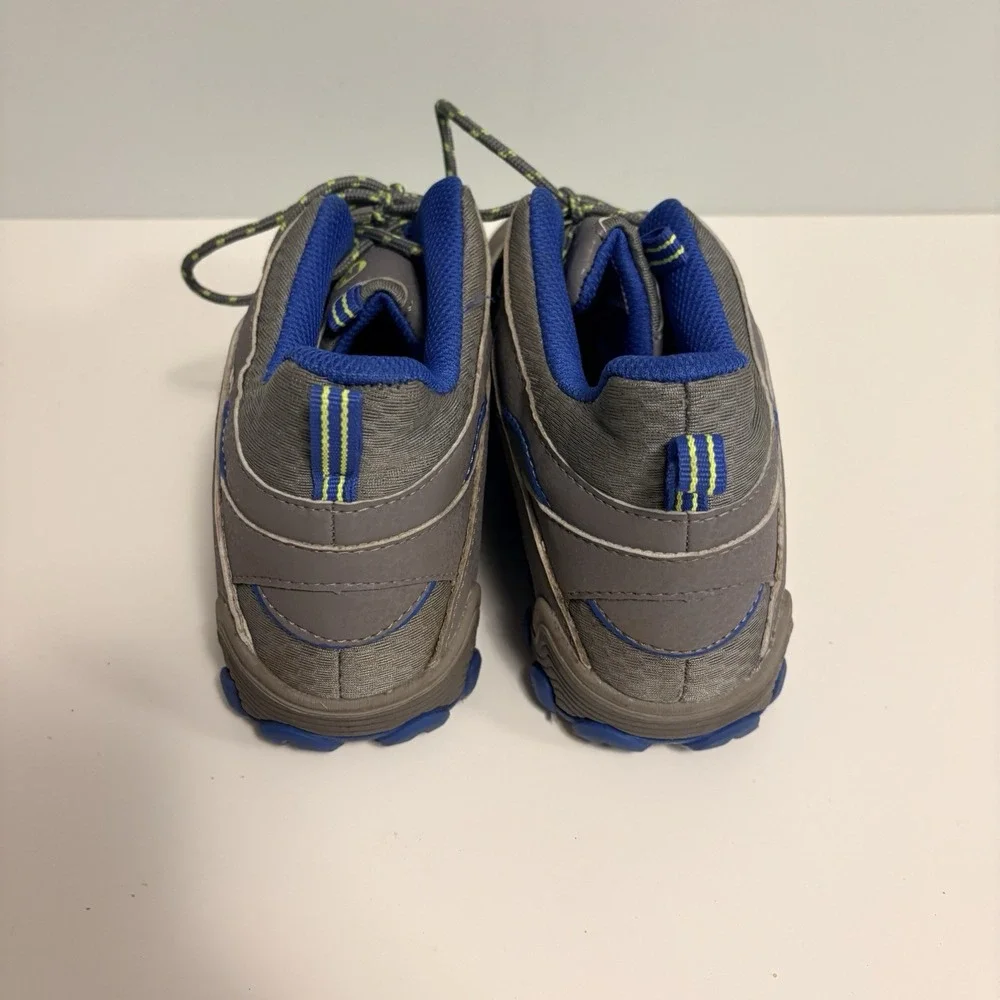 MERRELL Boys Chameleon Access Gray Hiking Shoes Mid Top Sz 4.5M Waterproof